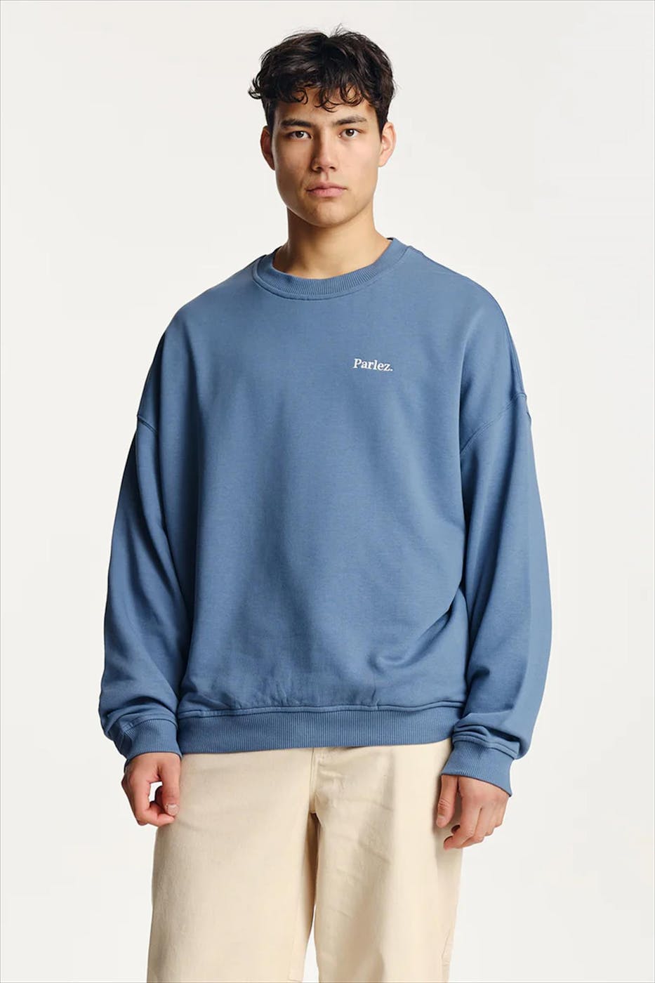 PARLEZ - Blauwe Vernon sweater