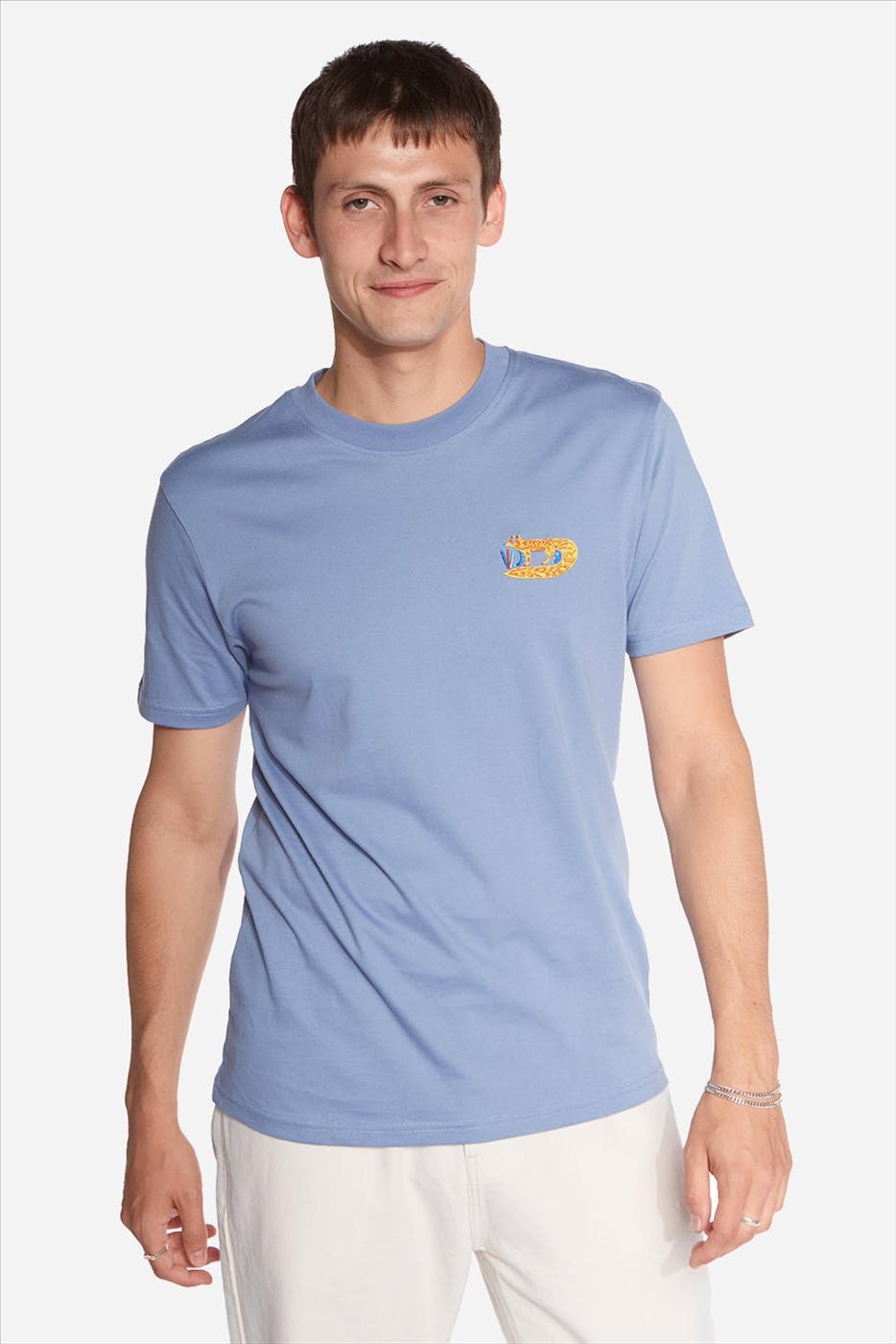 OLOW - Babyblauwe Foxy T-shirt