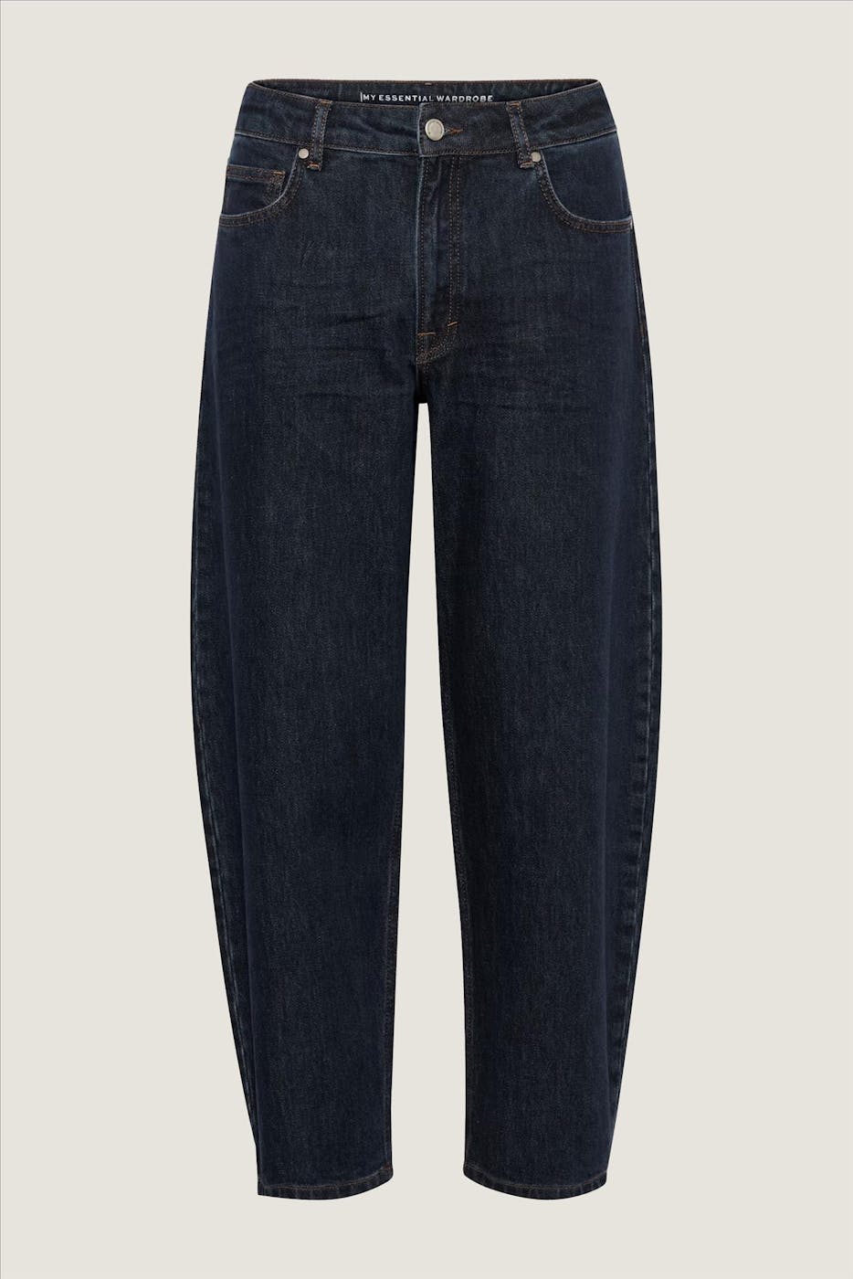 My Essential Wardrobe - Donkerblauwe Baloo barrel jeans