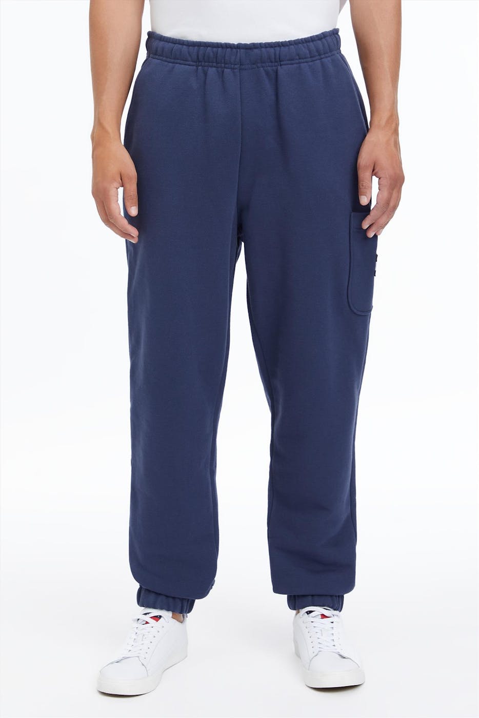 Tommy Jeans - Donkerblauwe Tommy Badge Cargo sweatpants