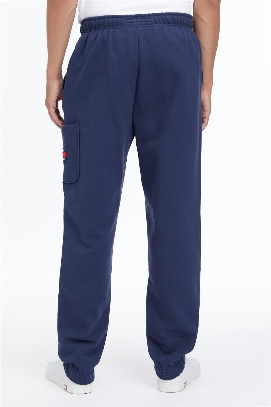 Tommy Jeans - Donkerblauwe Tommy Badge Cargo sweatpants