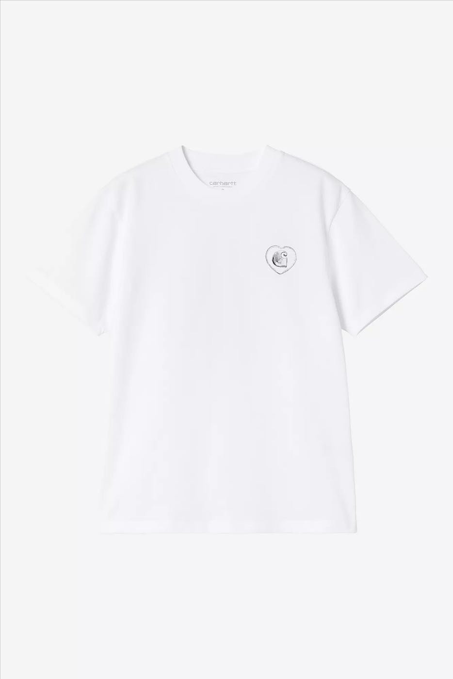 Carhartt WIP - Witte Hearts Of Hartts T-shirt
