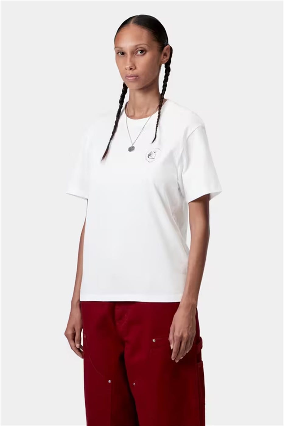 Carhartt WIP - Witte Hearts Of Hartts T-shirt