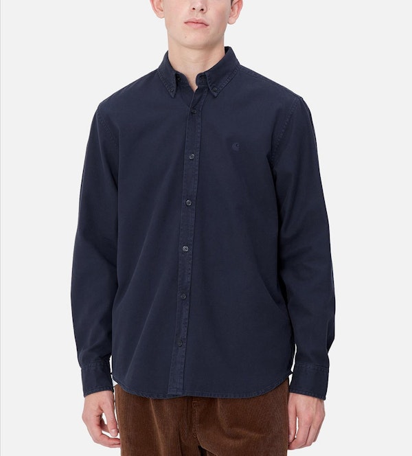 Carhartt WIP - Donkerblauwe Bolton T-shirt
