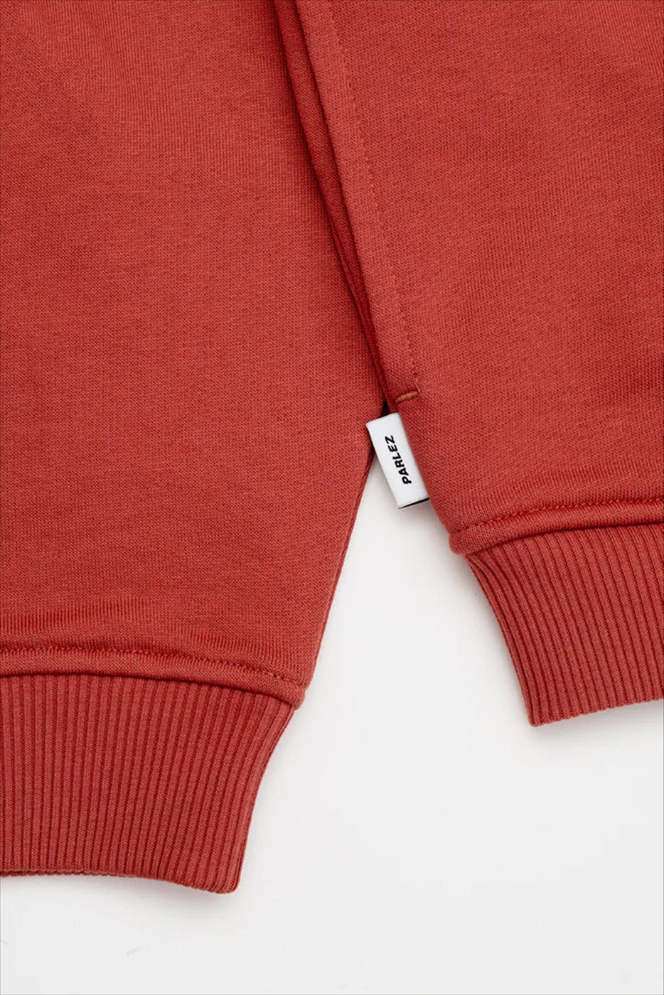 PARLEZ - Baksteenrode Amos hoodie
