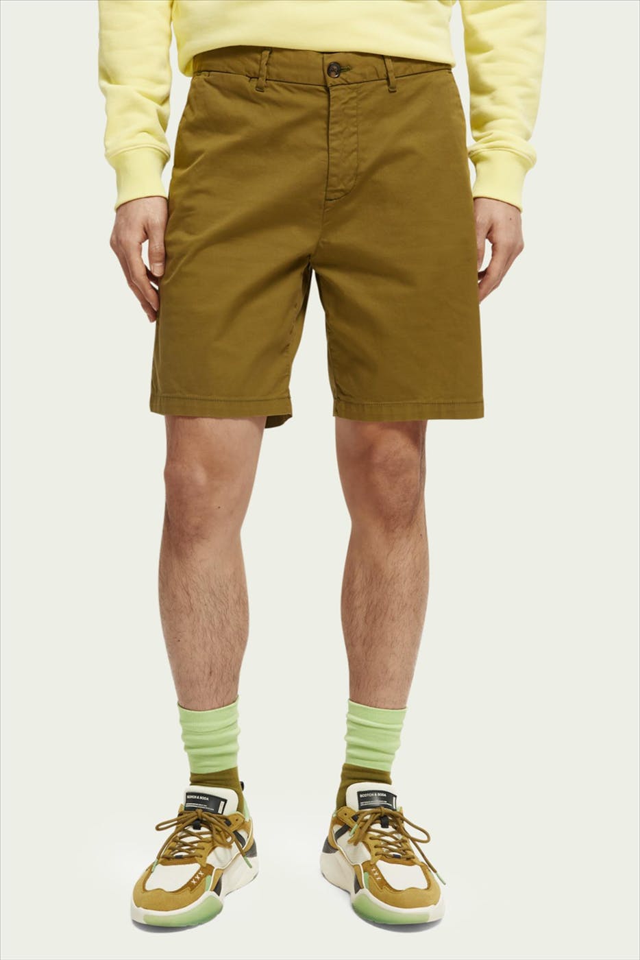 Scotch & Soda - Kaki Stuart short