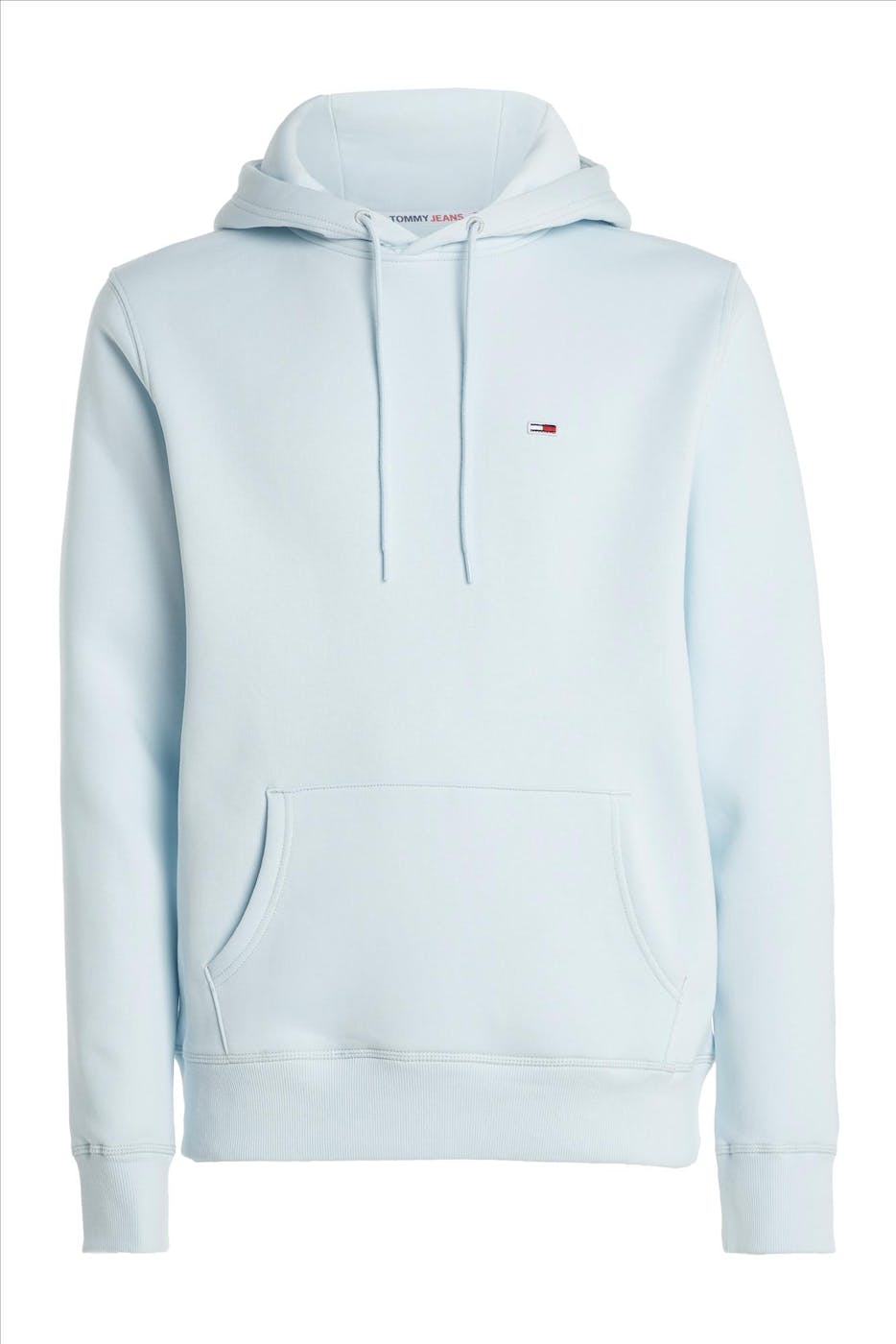 Tommy Jeans - Lichtblauwe Regular Solid hoodie