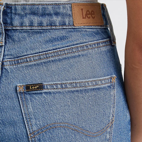 Lee - Donkerblauwe Carol Straight jeans