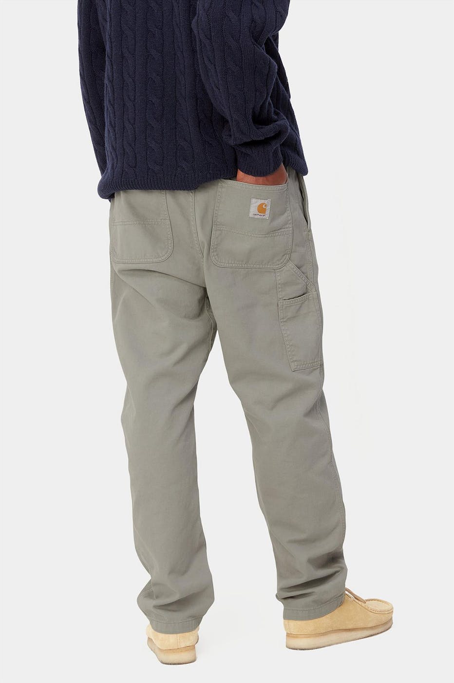 Carhartt WIP - Grijze Flint pant