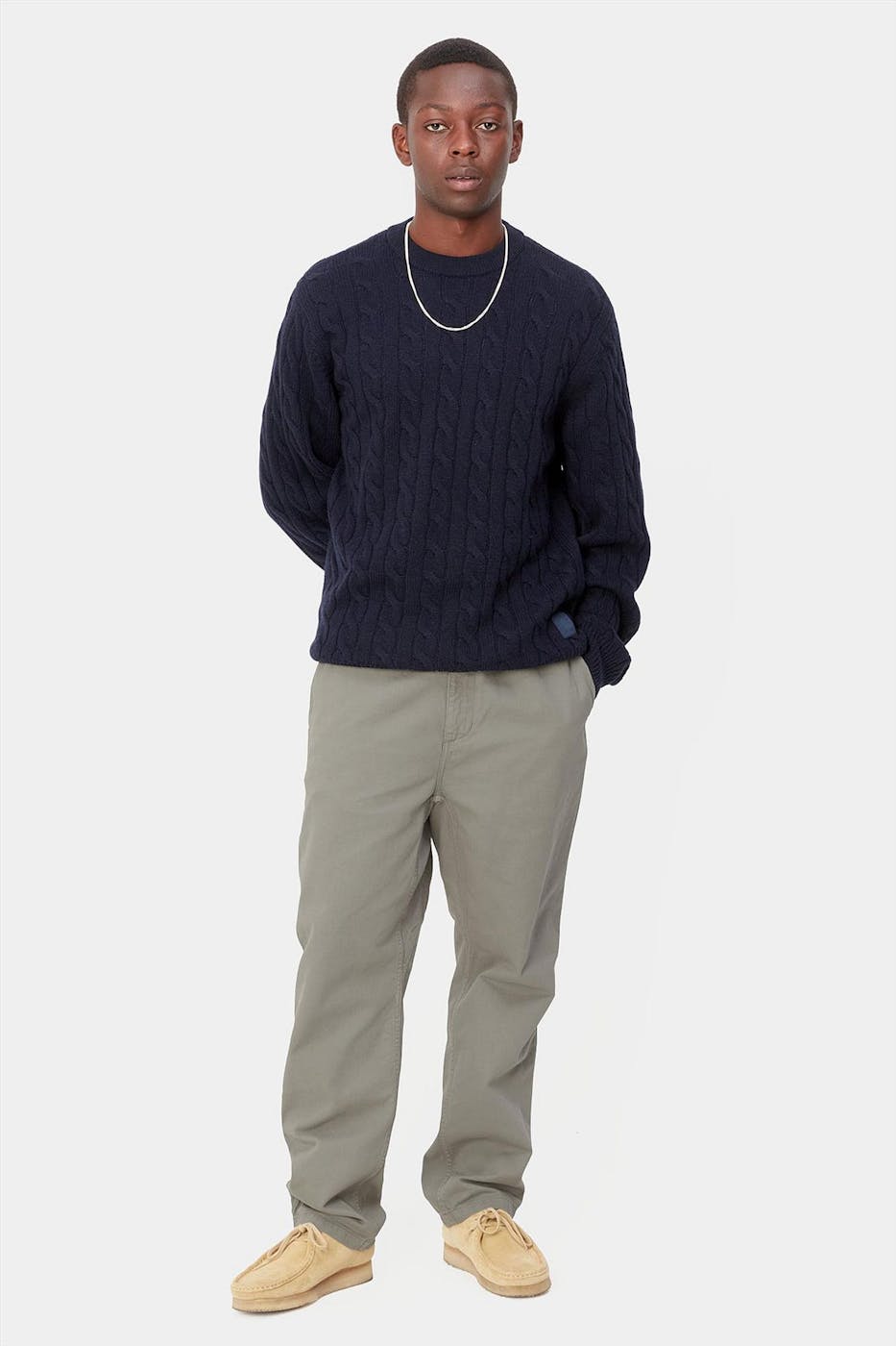 Carhartt WIP - Grijze Flint pant