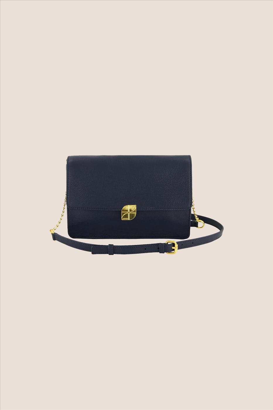BY BAR - Donkerblauwe Violet handtas