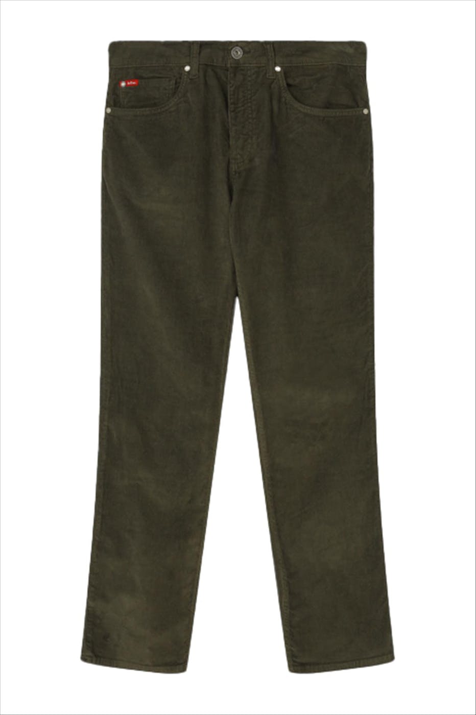 Lee Cooper - Donkergroene LC112ZP Cordos slim broek