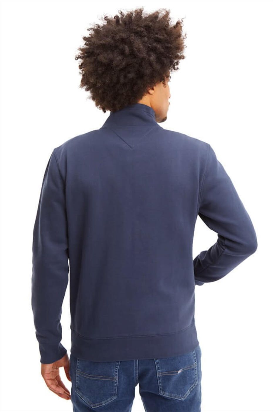 Tommy Jeans - Donkerblauwe Half Zip sweater