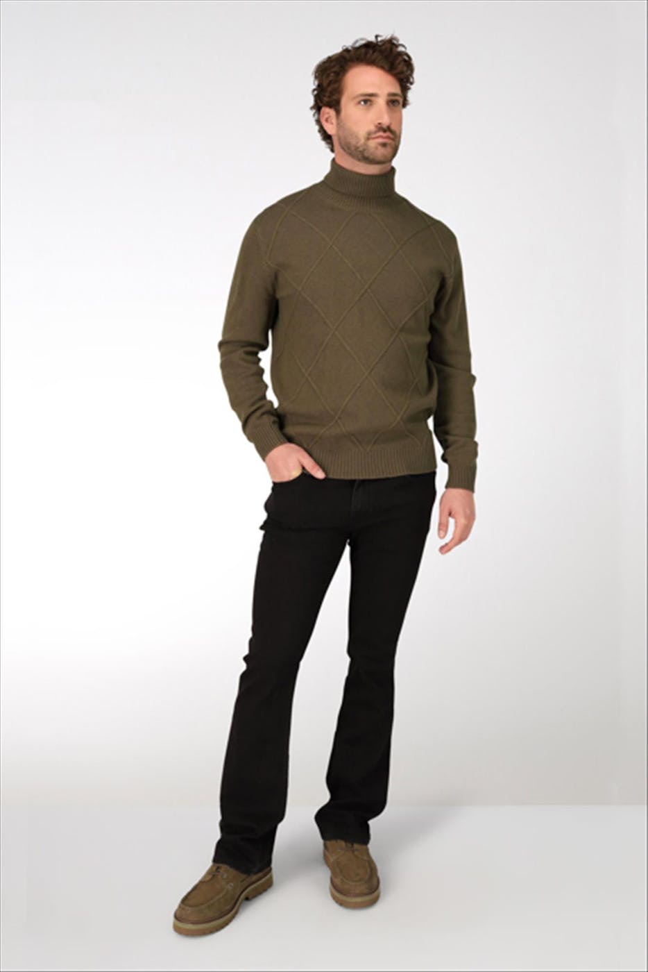 Lee Cooper - Zwarte LC134ZP straight jeans