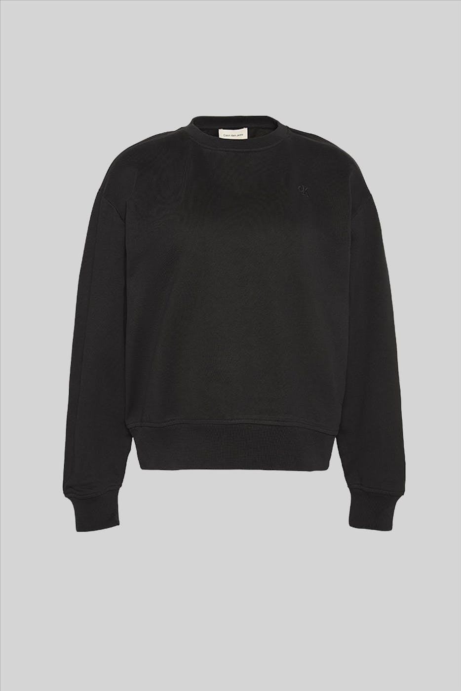 Calvin Klein Jeans - Zwarte Relaxed Icon sweater