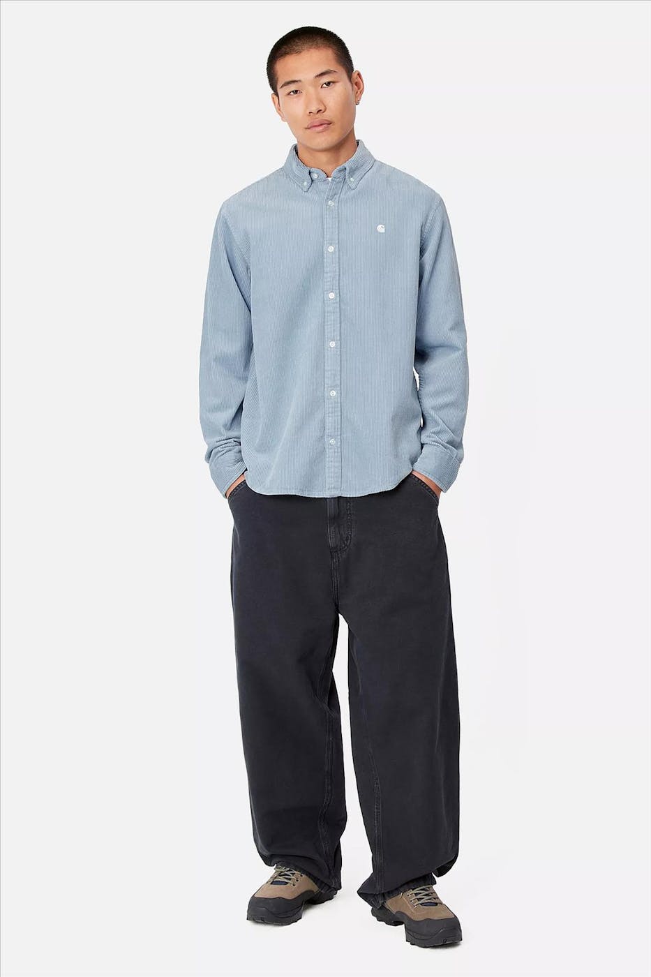 Carhartt WIP - Lichtblauw Madison Cord hemd