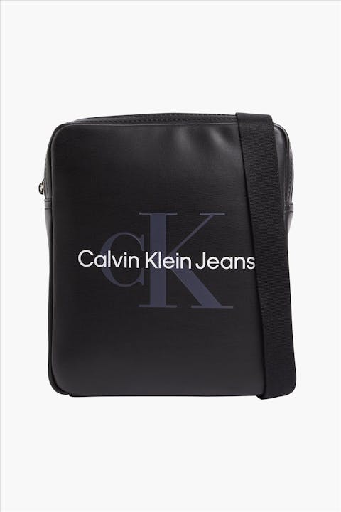 Calvin Klein Jeans - Zwarte Monogram Soft crossbody