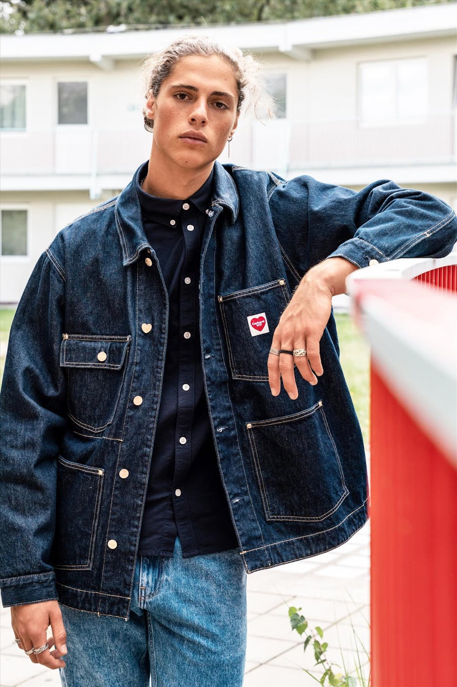 Carhartt WIP - Donkerblauwe Nash jacket