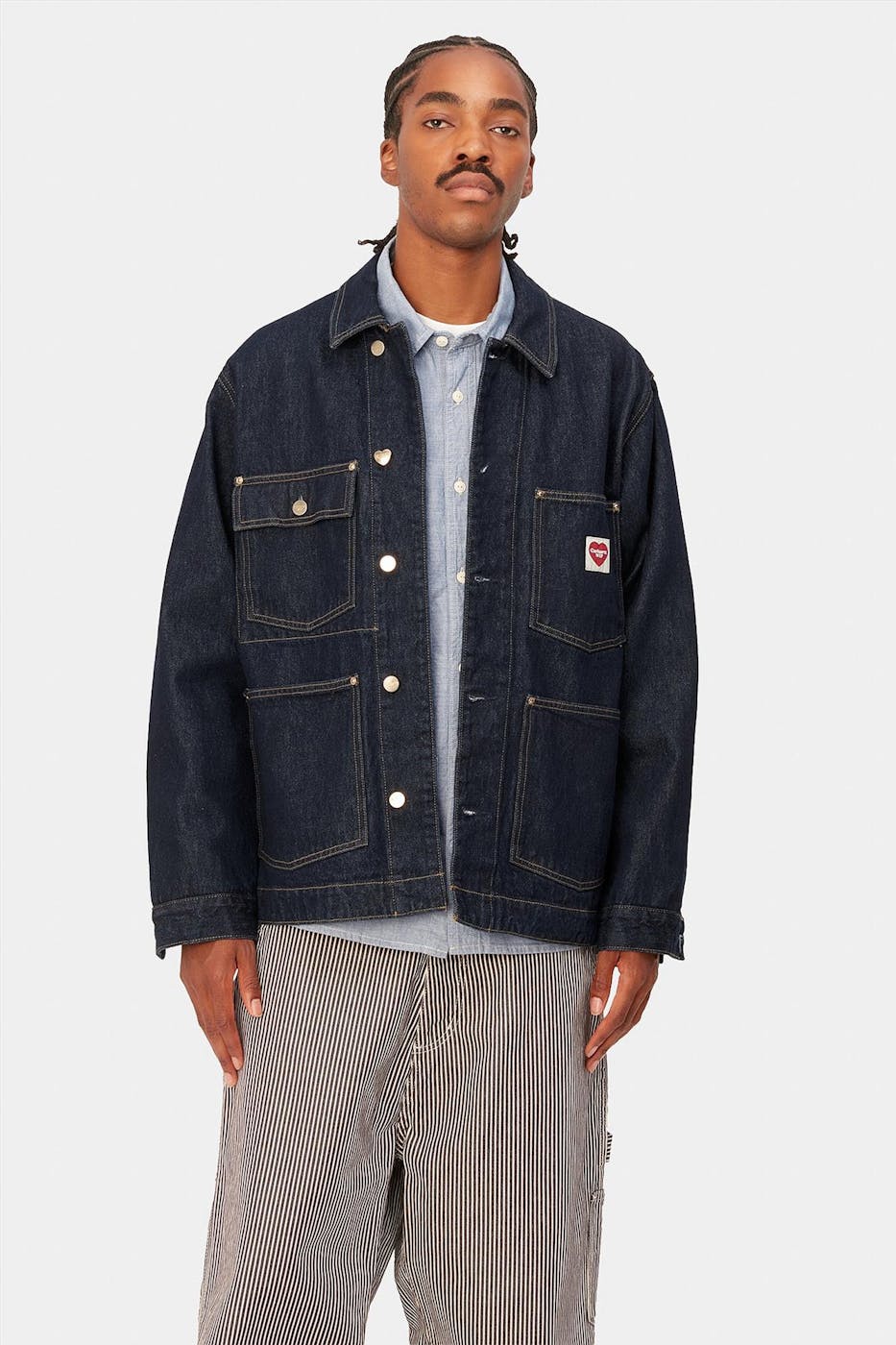 Carhartt WIP - Donkerblauwe Nash jacket