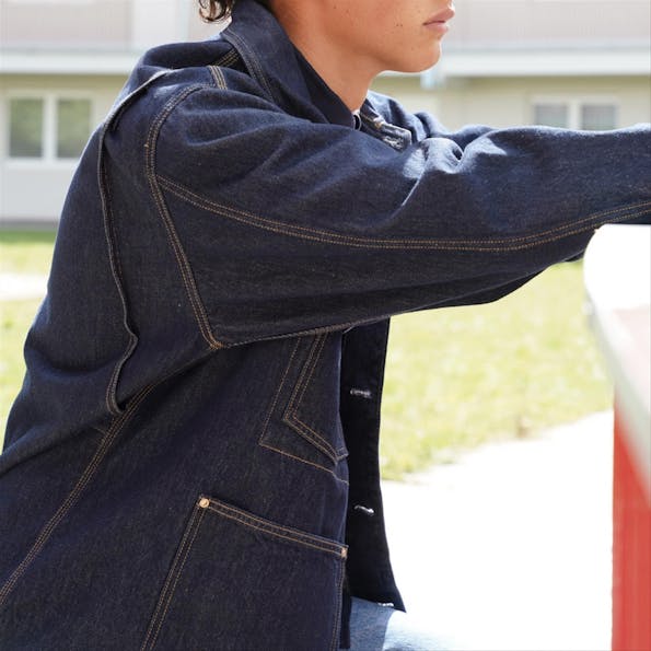 Carhartt WIP - Donkerblauwe Nash jacket