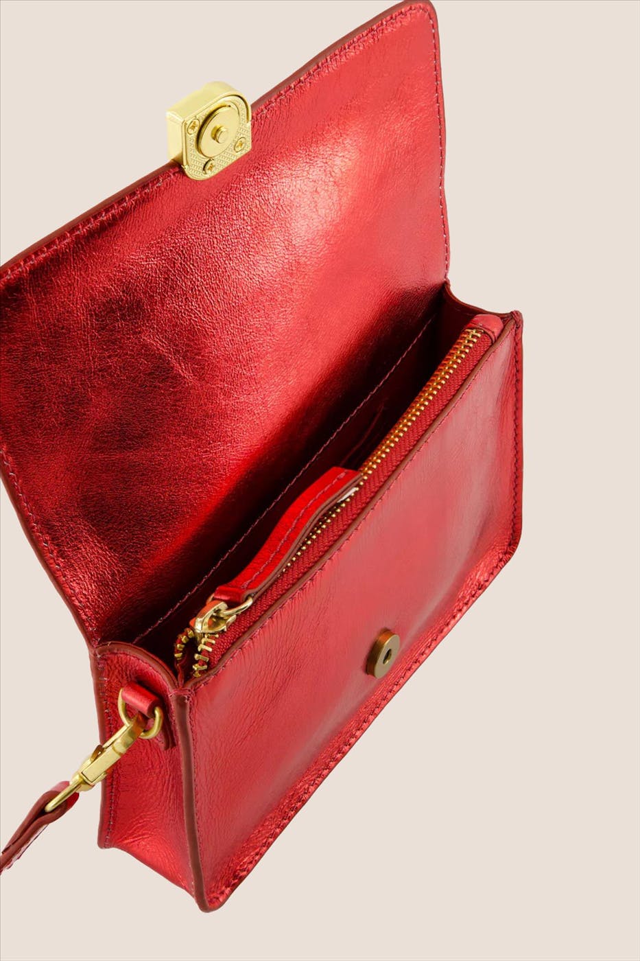 BY BAR - Rode Loua Gloss handtas