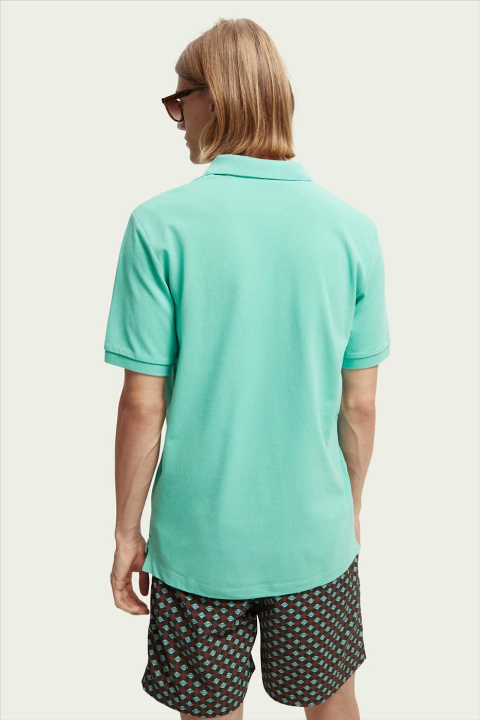 Scotch & Soda - Groene Piqué polo