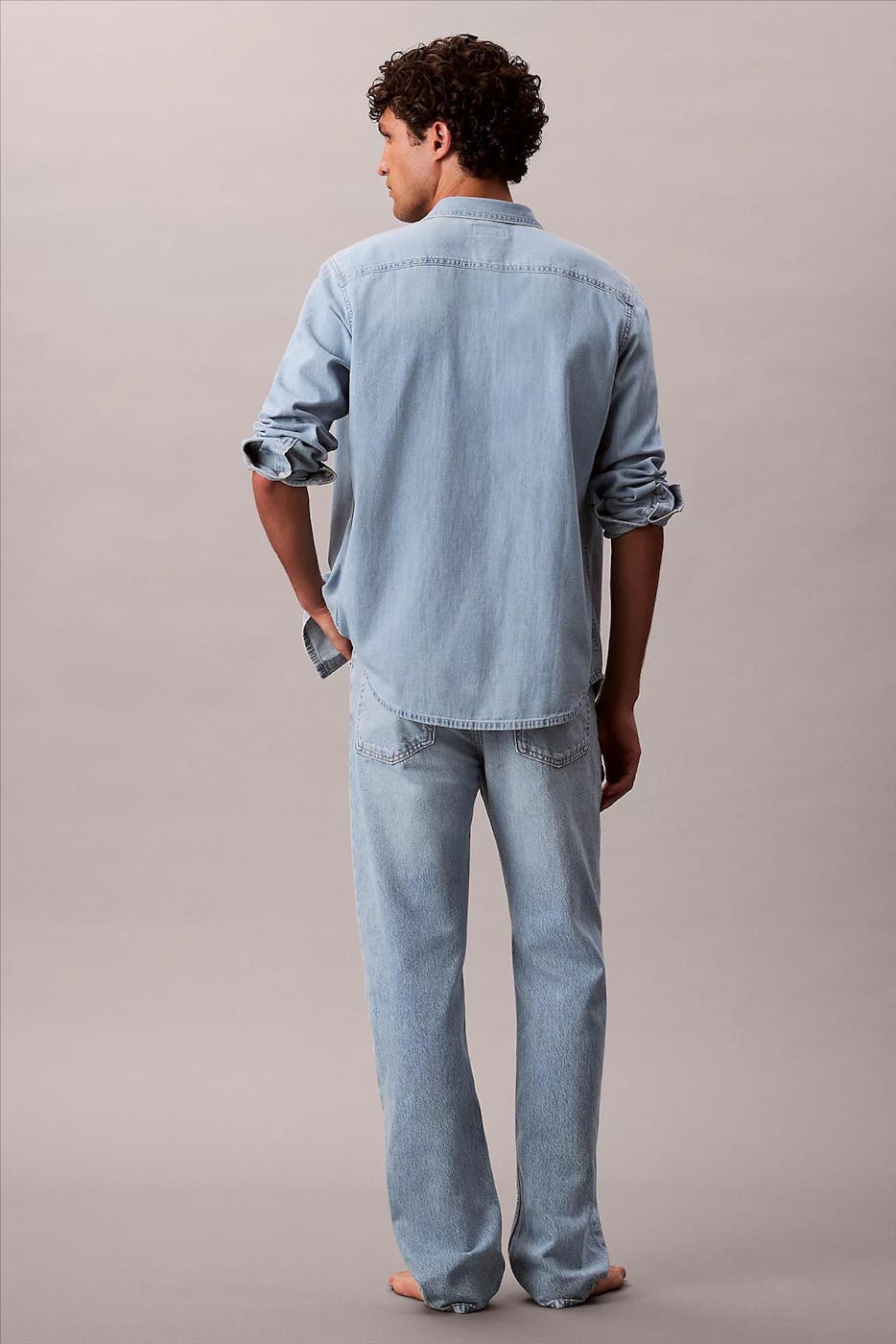 Calvin Klein Jeans - Lichtblauwe Iceland straight jeans