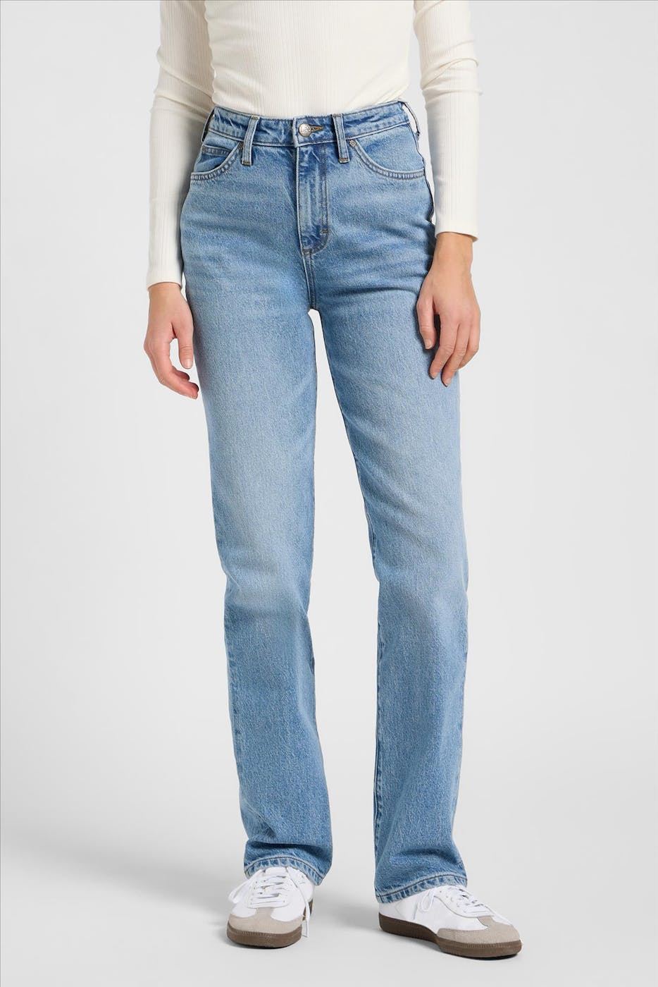Lee - Lichtblauwe June straight jeans