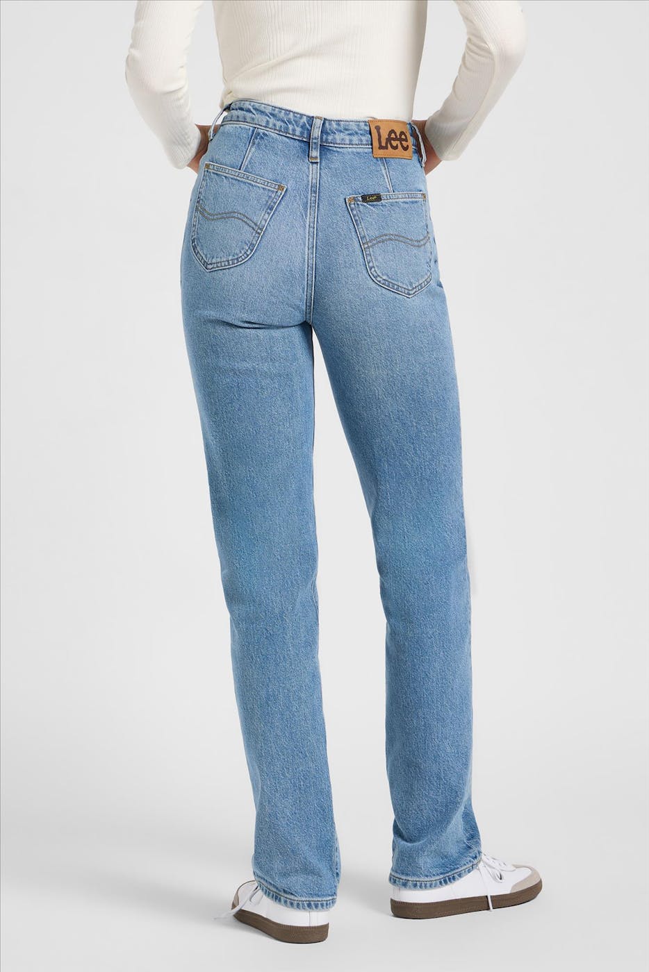 Lee - Lichtblauwe June straight jeans