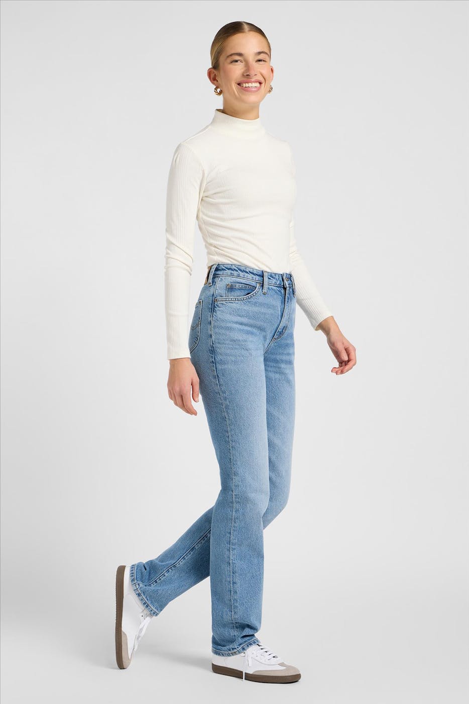 Lee - Lichtblauwe June straight jeans