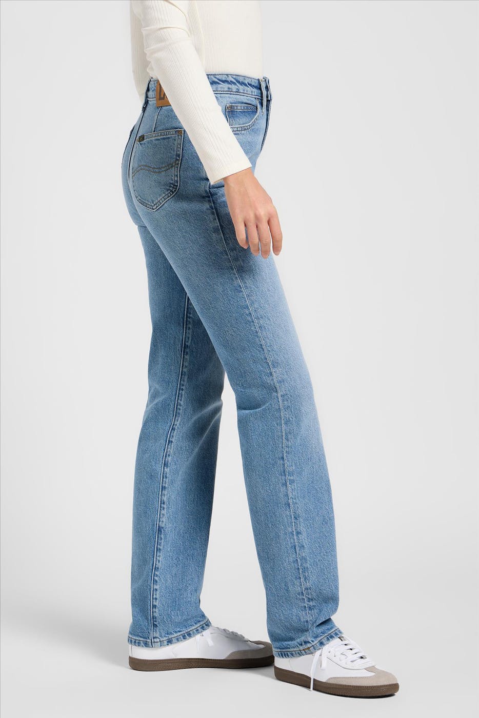 Lee - Lichtblauwe June straight jeans