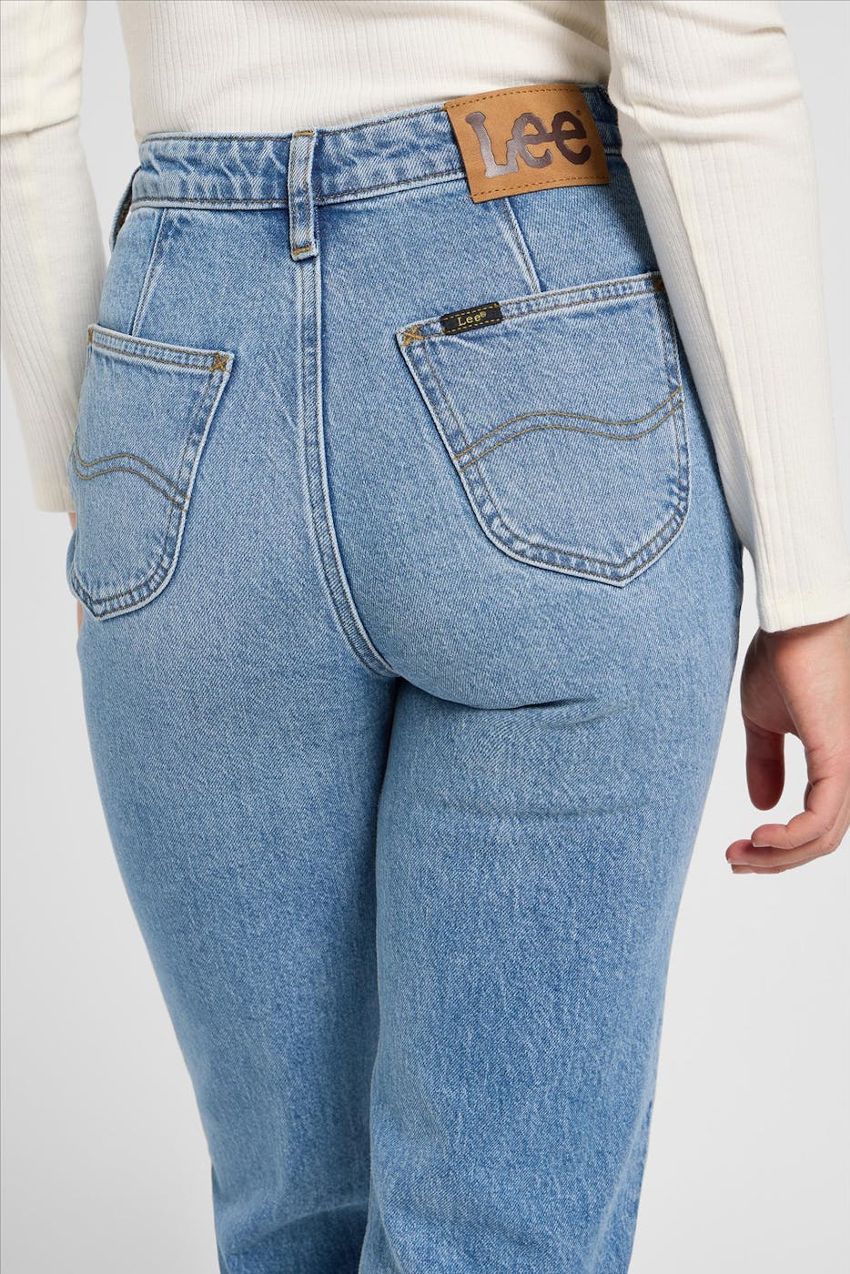 Lee - Lichtblauwe June straight jeans