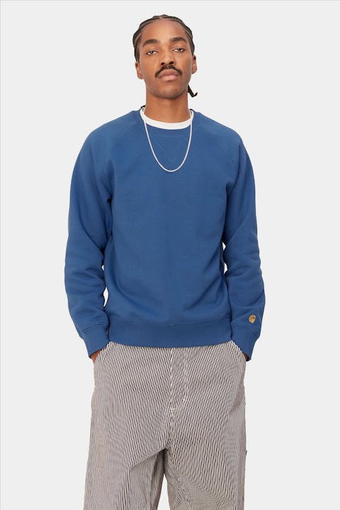Carhartt WIP - Blauwe Chase sweater