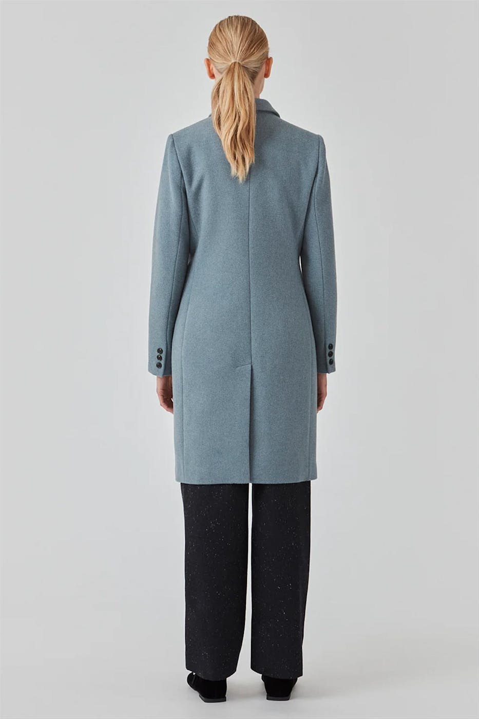 Modström - Blauwe Odelia Long jas