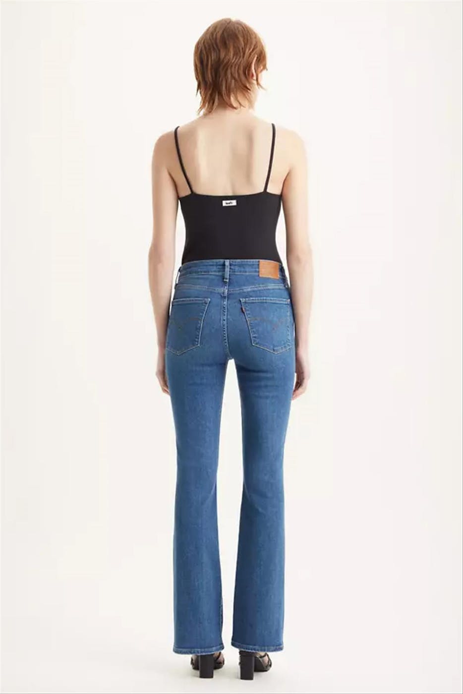 Levi's - Donkerblauwe 725 Bootcut jeans