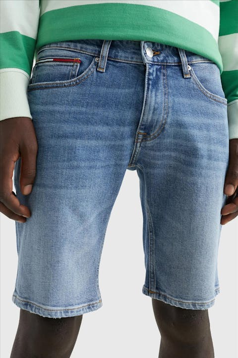 Tommy Jeans - Blauwe Scanton Slim jeansshort