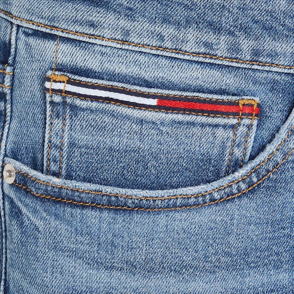Tommy Jeans - Blauwe Scanton Slim jeansshort