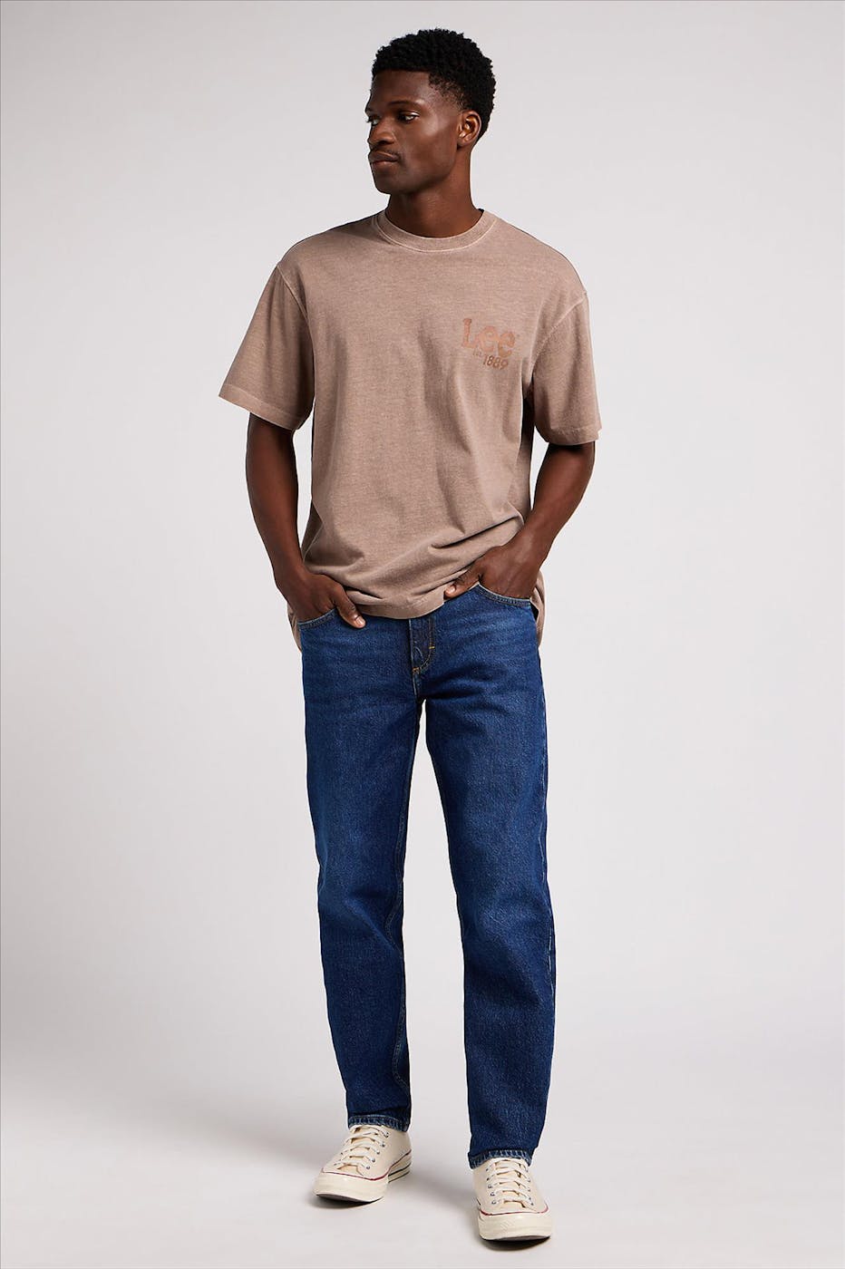 Lee - Donkerblauwe Oscar jeans