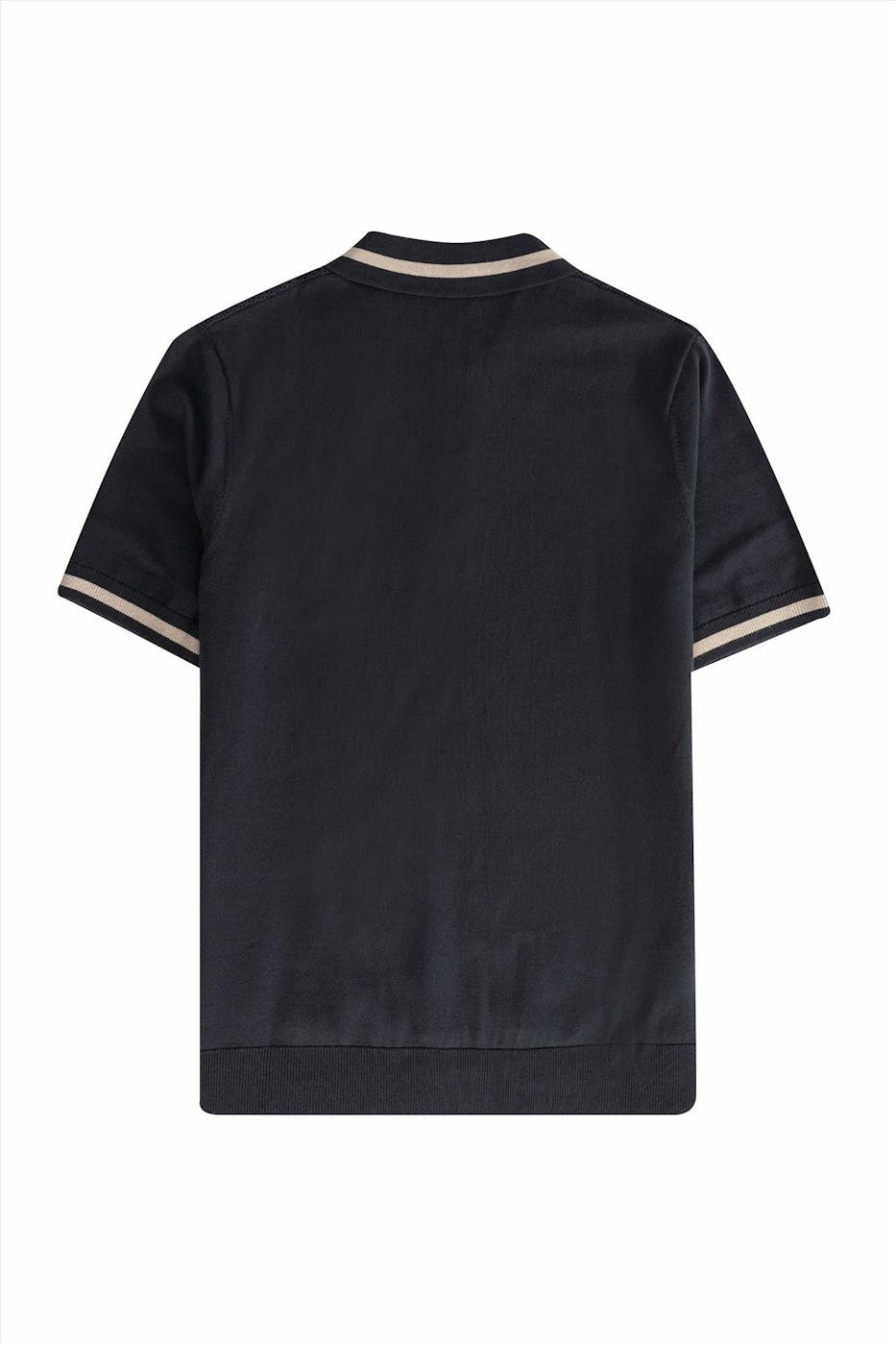 Fred Perry - Donkerblauwe Textured polotrui