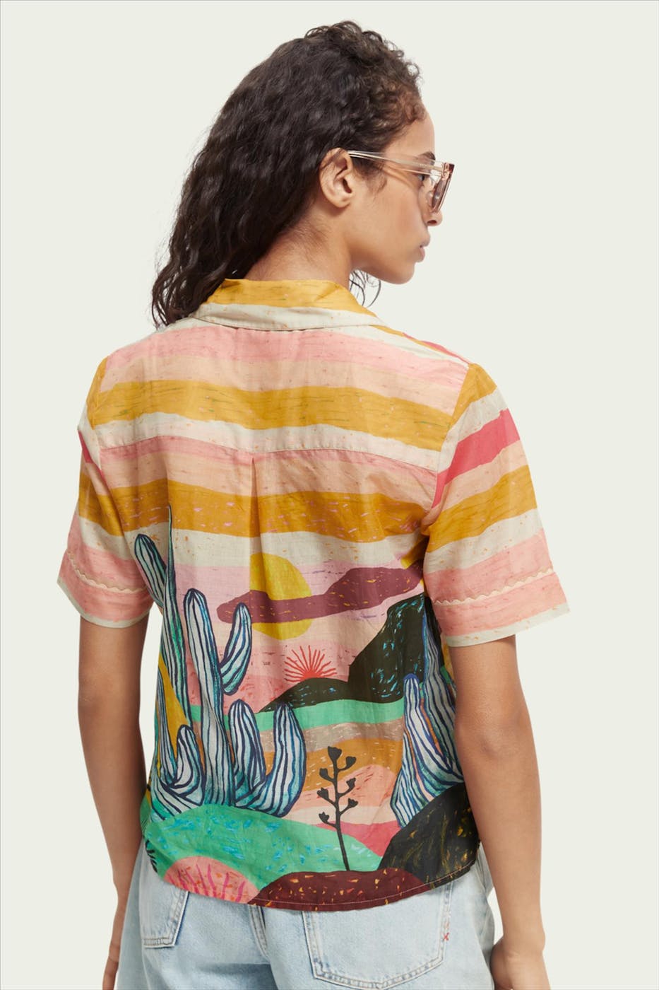 Scotch & Soda - Multicolour Abel Macias Hawaïblouse