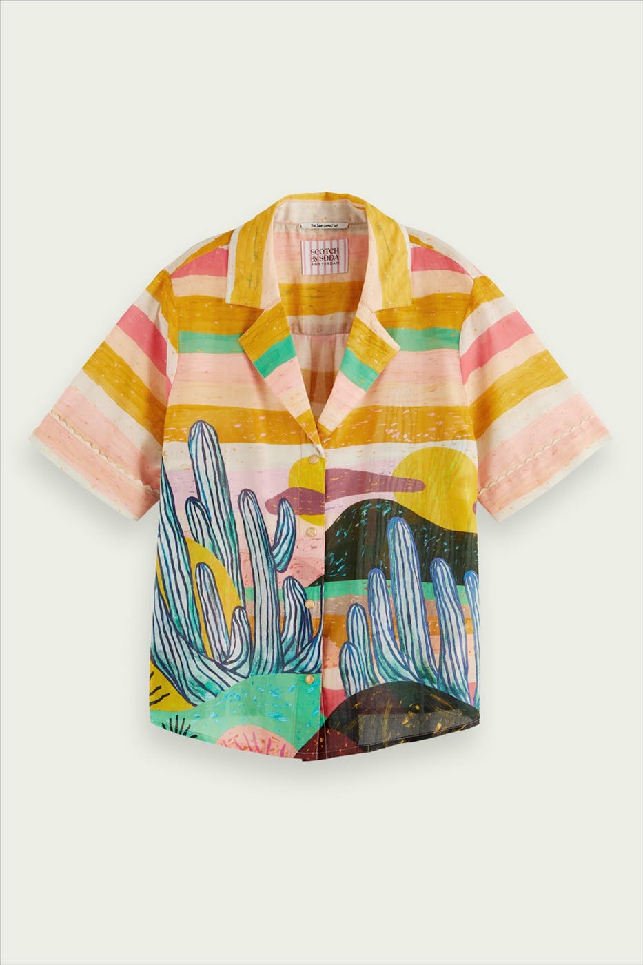 Scotch & Soda - Multicolour Abel Macias Hawaïblouse