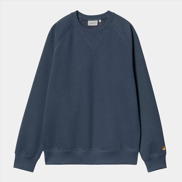 Carhartt WIP - Middenblauwe Chase sweater