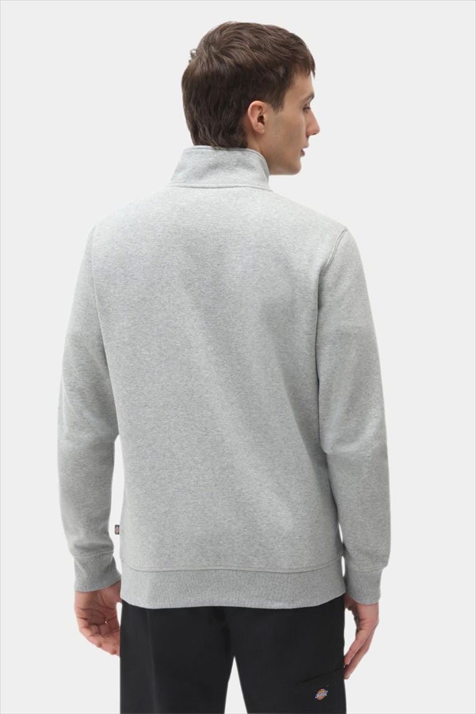Dickies - Grijze Quarter Zip sweater