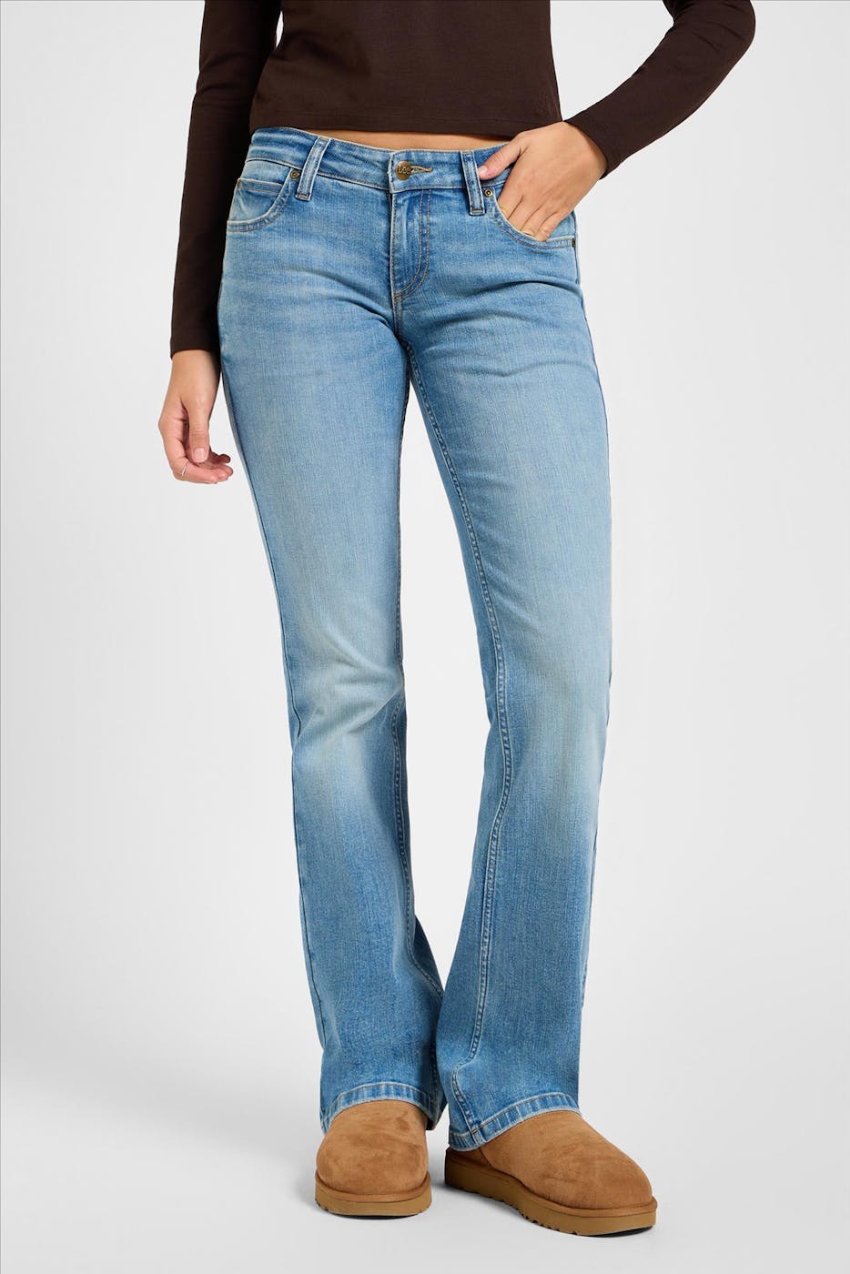 Lee - Lichtblauwe Jessica bootcut jeans
