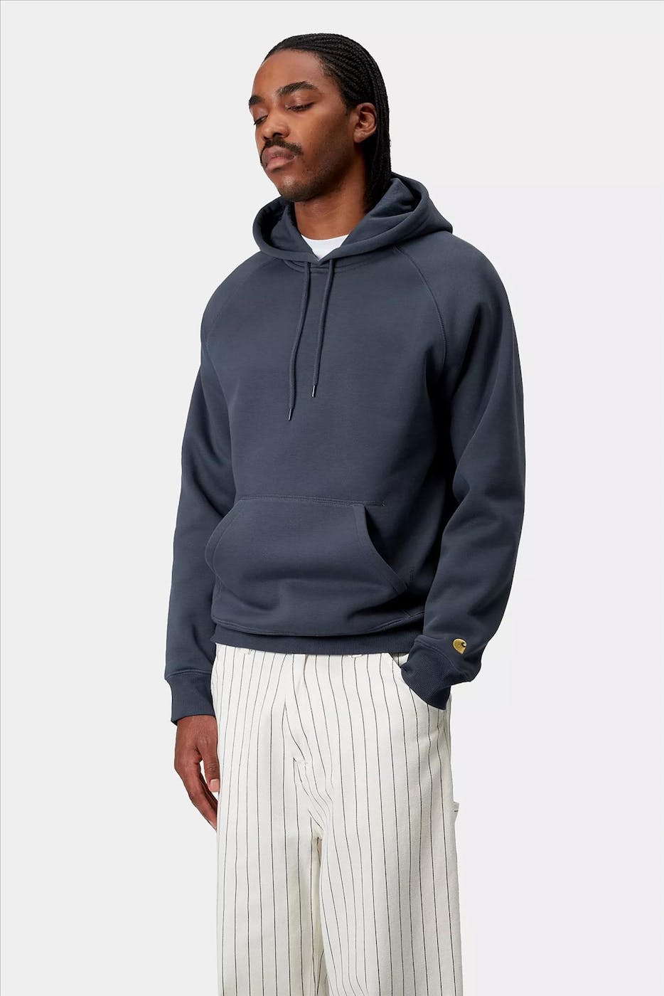 Carhartt WIP - Middenblauwe Chase hoodie