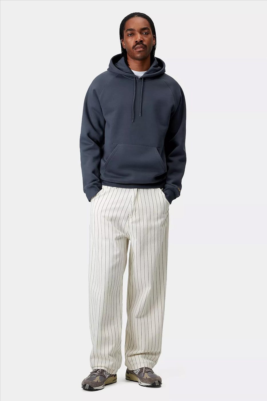 Carhartt WIP - Middenblauwe Chase hoodie