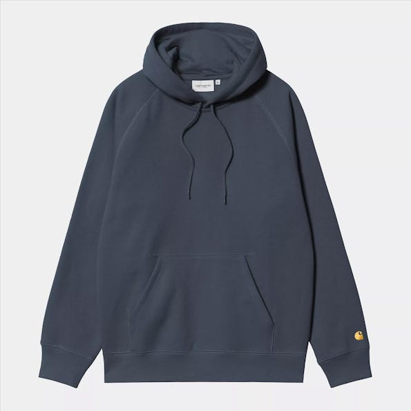 Carhartt WIP - Middenblauwe Chase hoodie
