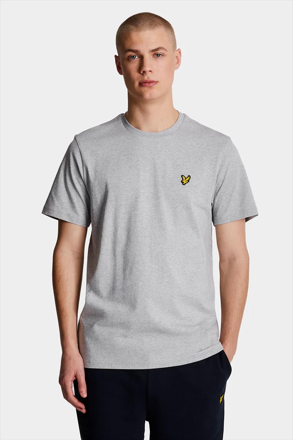 Lyle & Scott - Lichtgrijze Plain T-Shirt