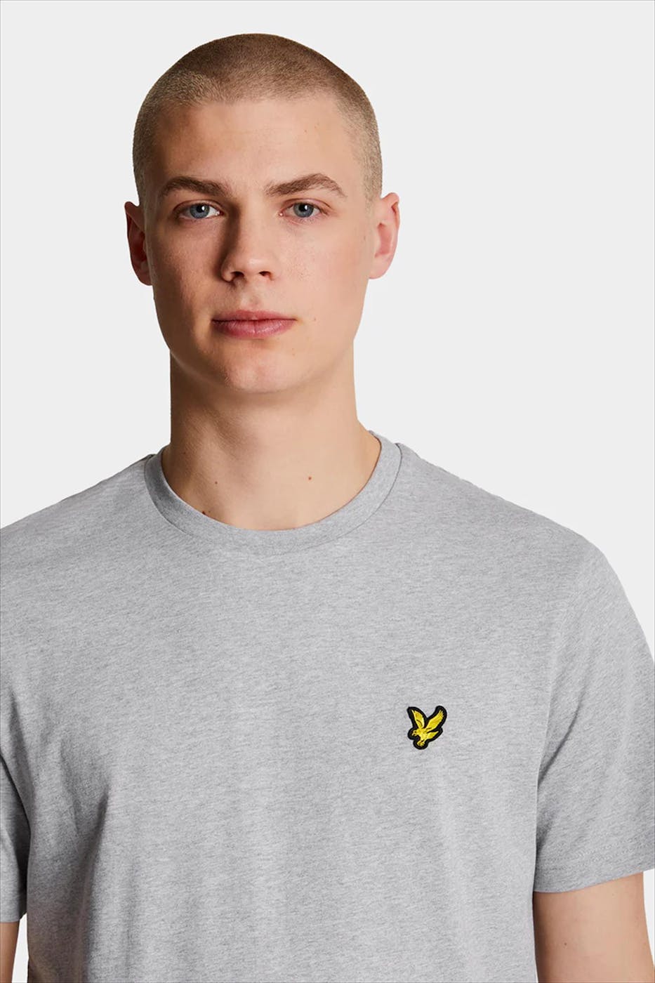Lyle & Scott - Lichtgrijze Plain T-Shirt