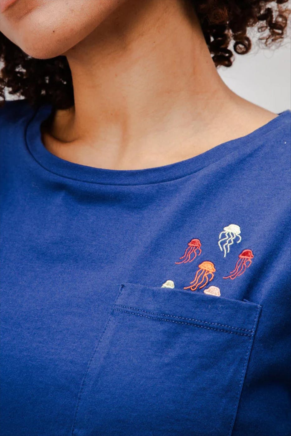 Brava - Donkerblauwe Jellyfish T-shirt